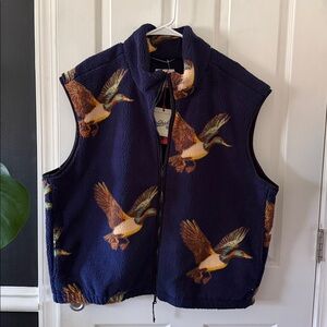 Woolrich x Target Duck Print Fleece Vest